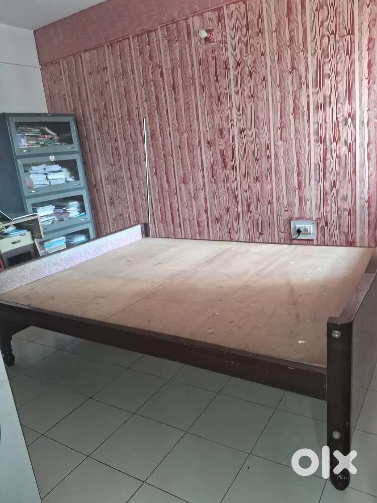 Wooden bed
