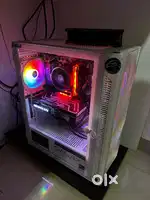 Gaming pc RTX 4060 Ryzen 5600g white theme