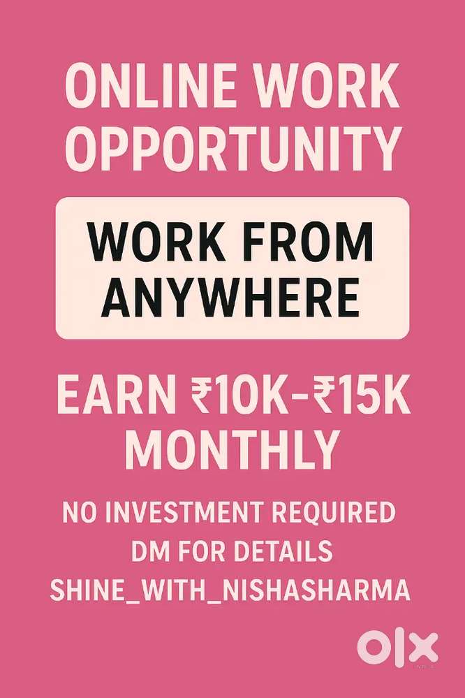 Online work opportunity
