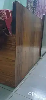 Single Wood Bed with Storage
