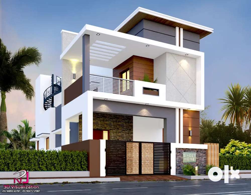 New house for sale near by saravanampatti to athipalayam main road