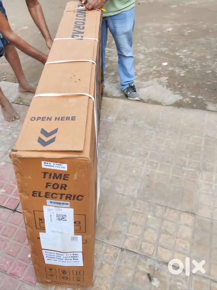 Emotorad X1 electric bicycle seal packed