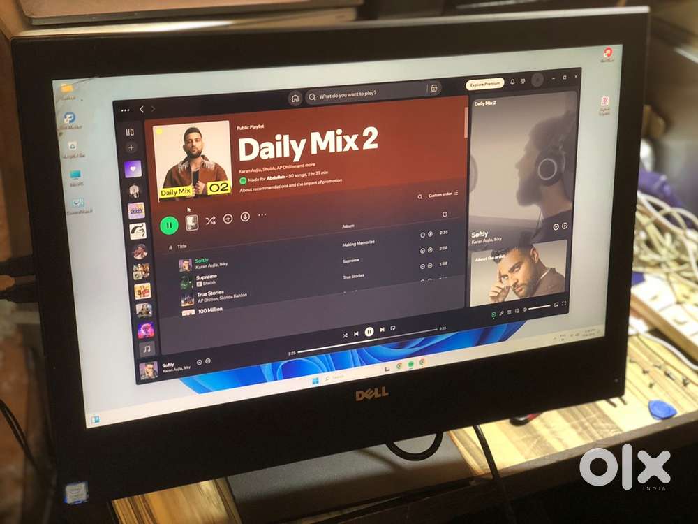 Dell All in One i5 7th gen 16GB RAM 512GGB SSD 2GB RADEON GRAPHICS
