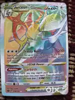 Arceus pokemon card