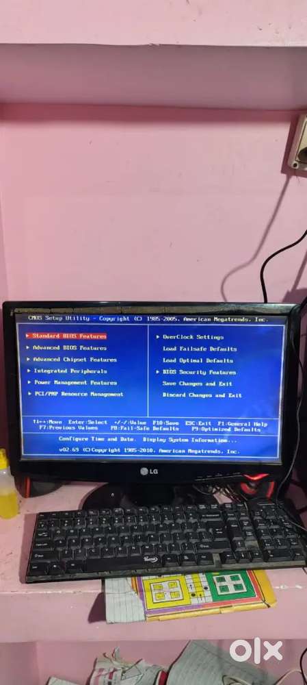 LG monitor ,CPU Sony company is very condition ,mujhe exchange karna h