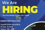 Computer Teacher for Computer Institute