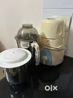 Bajaj Mixer Grinder 2 jars 2 lids