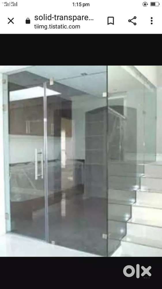 पुराना गिलास 80 रुपए स्क्वायर फीट