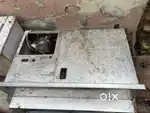 Steel deep fridger single door with counter