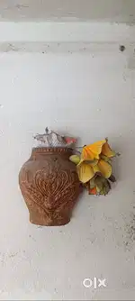 Handcrafted sand flower pot