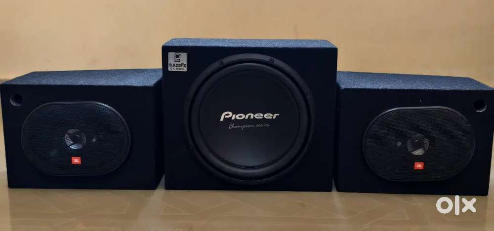 Pioneer Woofer and Jbl Speakers