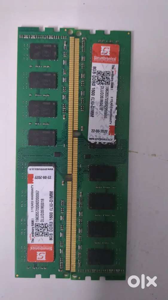 DDR3 8gb BUY ONE GET ONE FREE