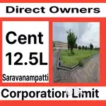 North Facing Plots at Saravanampatti to Thudiyalur Road 12.5L