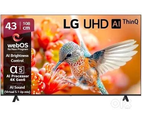 43 inch lg webos seal pach with warranty pan india sale sale sale