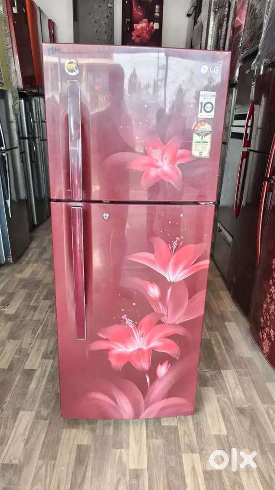 Lg double fridge 350 liters free home delivery.