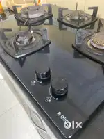 Elica 4 burners Gas Stove cum Hob