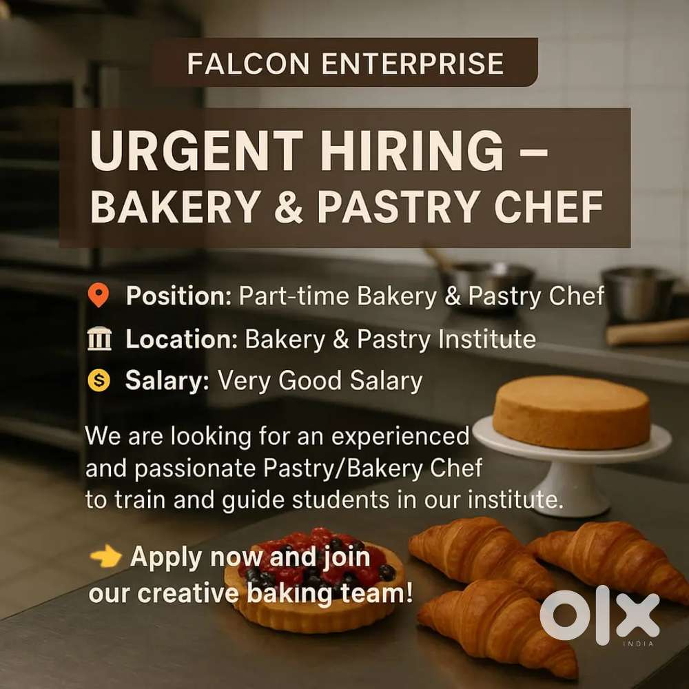 Part-Time Bakery & Pastry Teacher