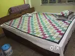Double bed with storage