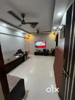1bhk furnished flat on rent in kapurbavdi