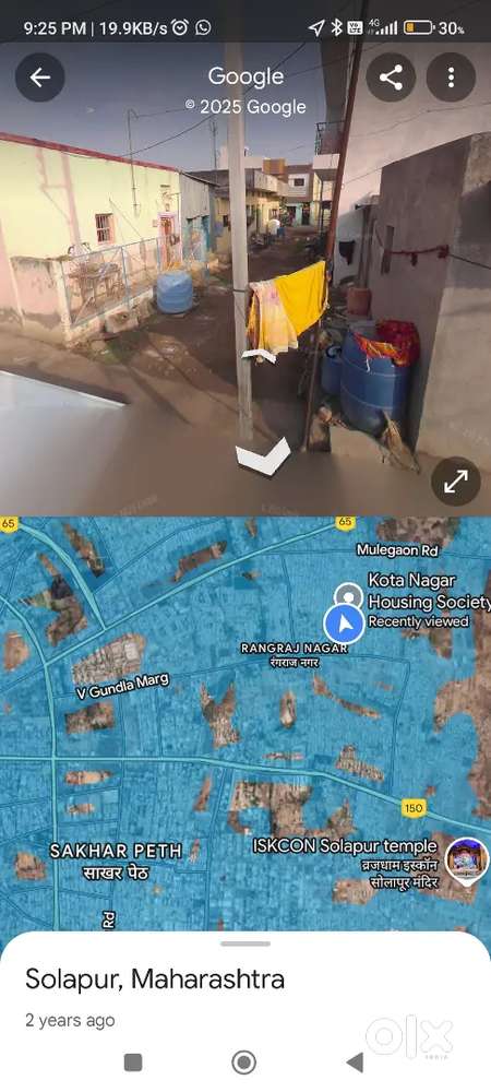 Road side house for sell