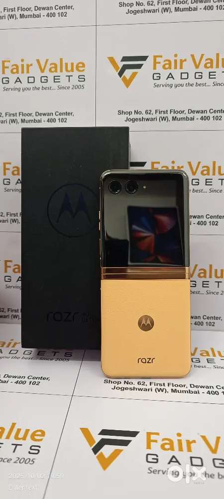 MOTOROLA RAZR 40 ULTRA 
8GB RAM & 256GB STORAGE