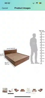 Wake fit Bed and mattress