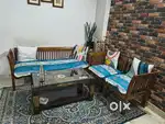 Solod wood sofa