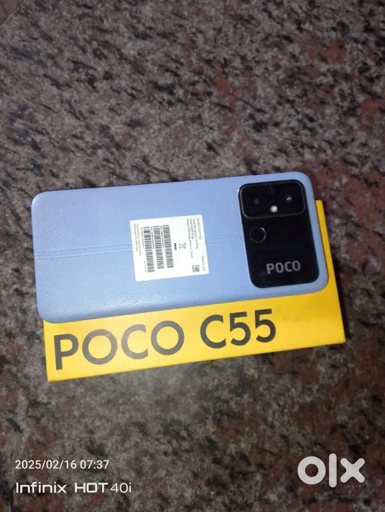 Poco 55C 6gb Ram 128 GB internal memory