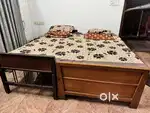 Single and Double cot Bed with Matress