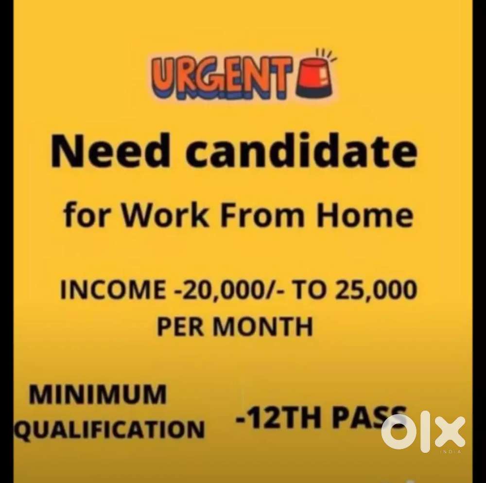 Work from home jobs