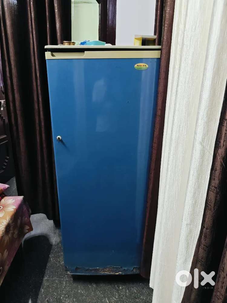 A Single door fridge