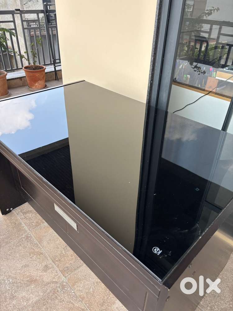 Office table and revolving chair