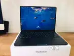 MacBook m2 air 8gb ram 256gb storage.