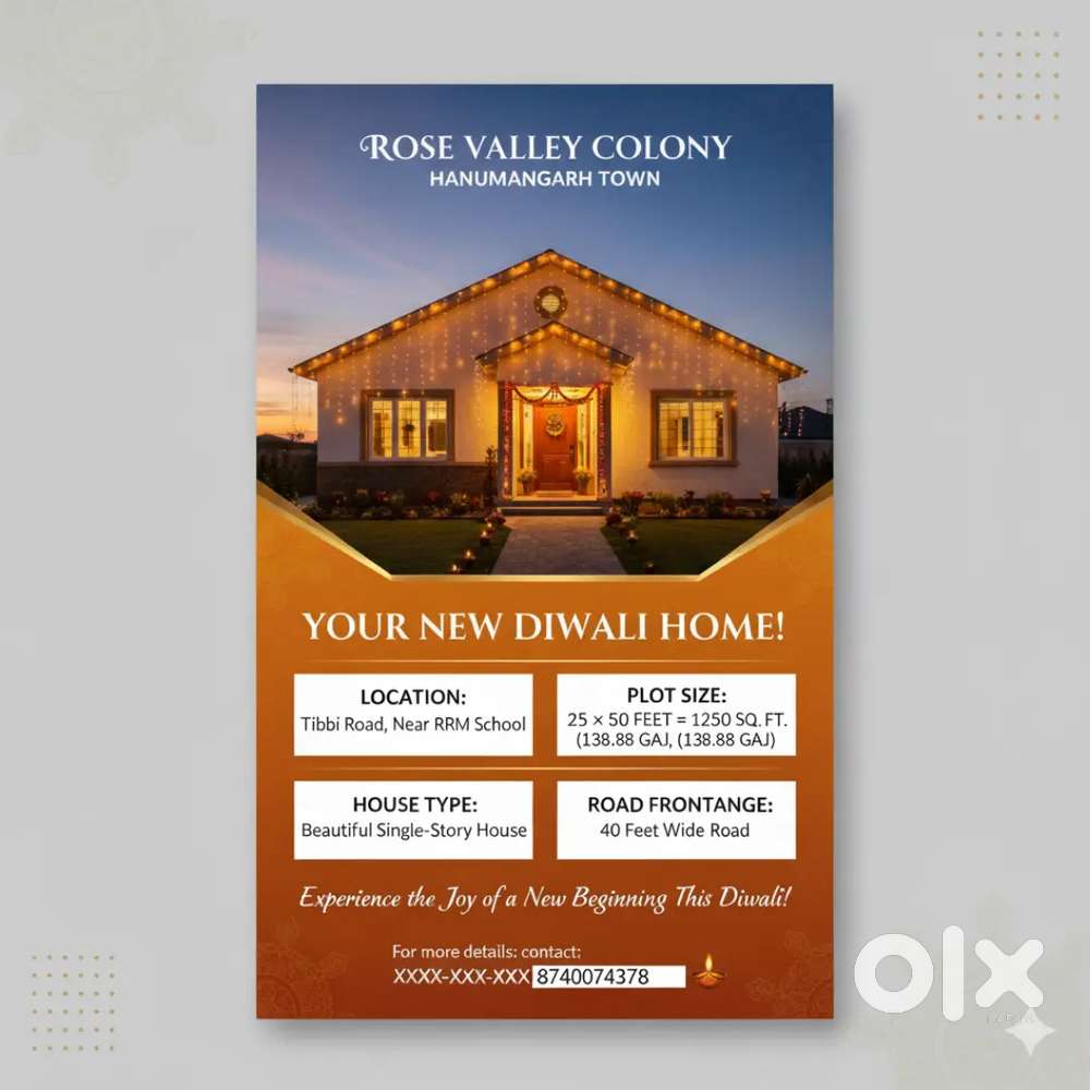 House sell in Rose valley colony