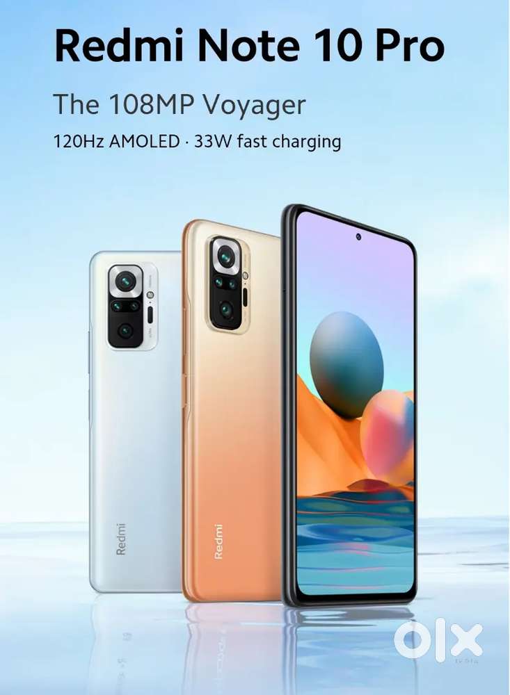 Red mi note 10 pro , good condition , box and charger also is there