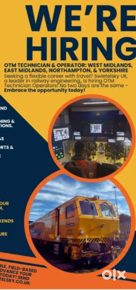 We are giving train reporter job .