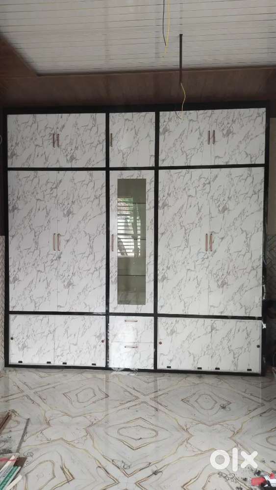 Aluminium kitchen ,wooden kitchen