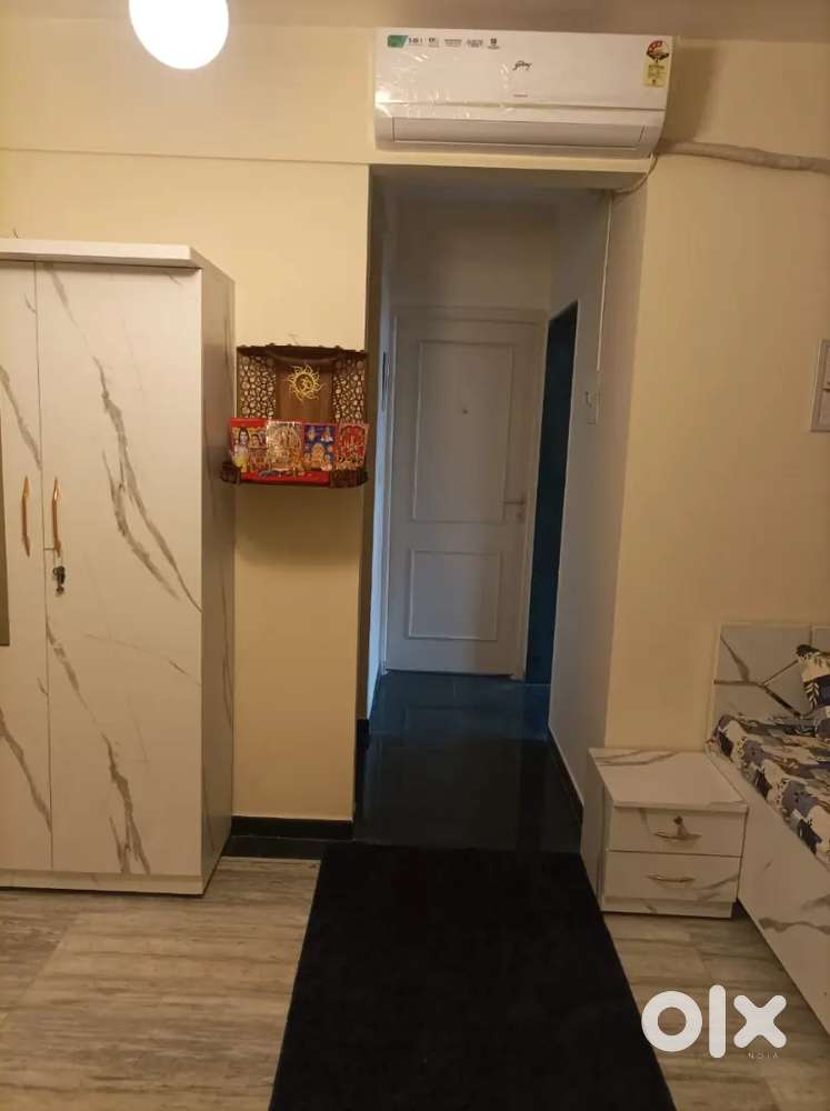 Thane west , 1 bhk fully furnished flat for rent