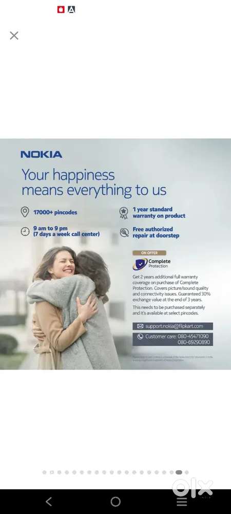 Nokia 4k 43 inch or exchange with 55 inch