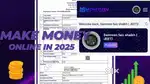 Work from home/online job