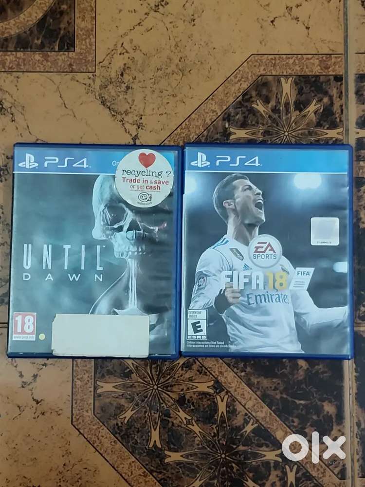 Fifa 18 & Until dawn- PS4