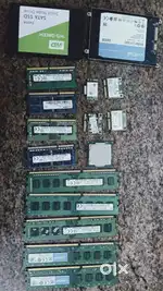 DDR 4 RAM 8GB,i3 7th gen processor, WiFi card, SSD for sale