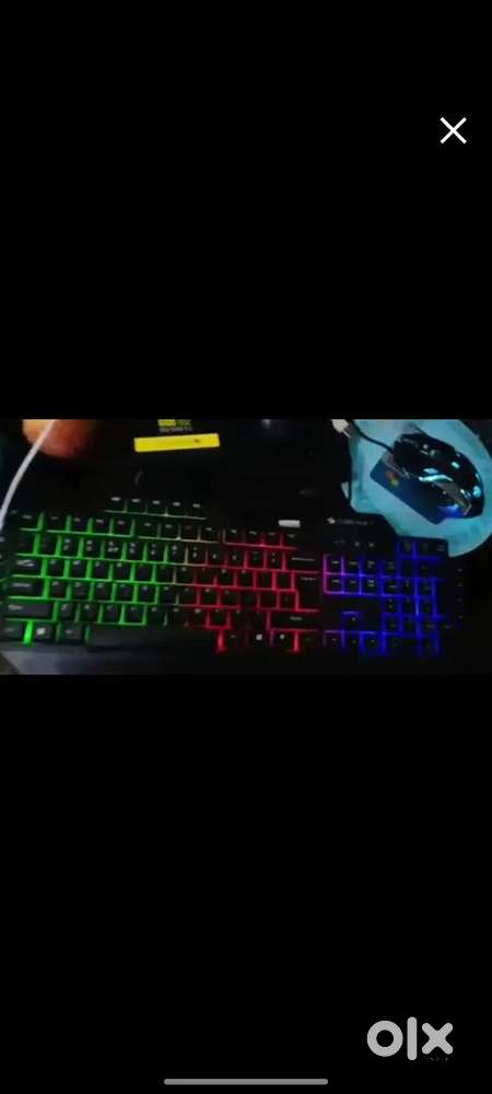 Zebronics RGB gaming kibord and mouse