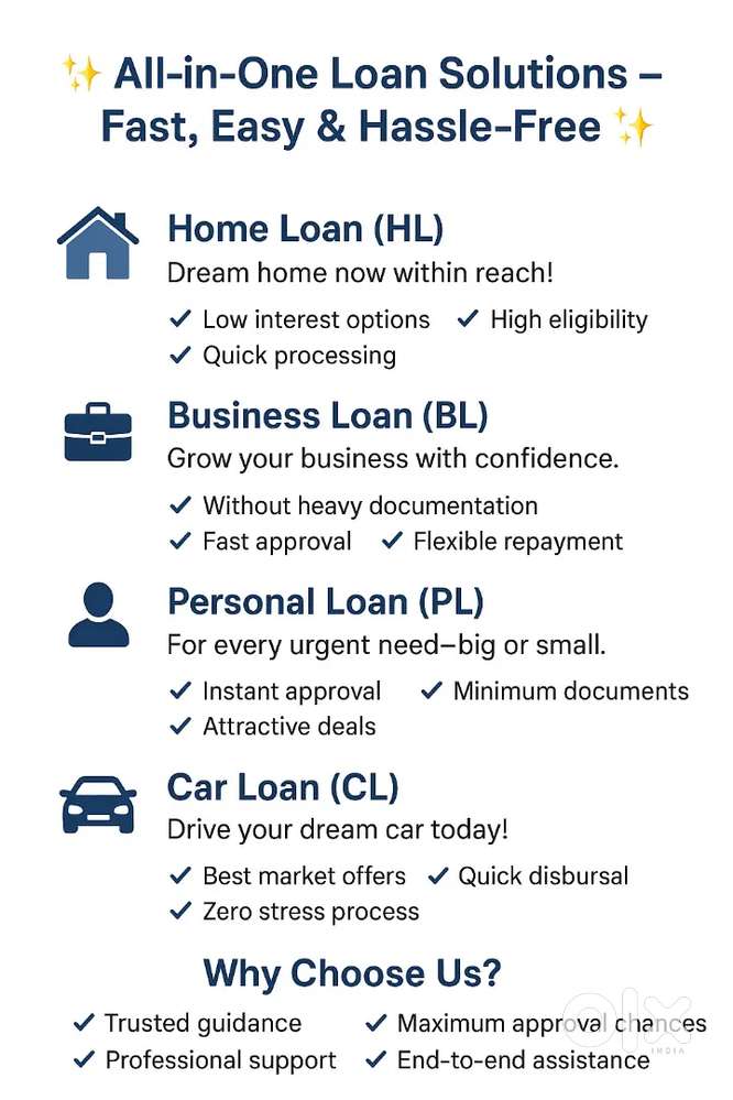 Hiring now- sales & Marketing ,Loans sales executive freshers welcome