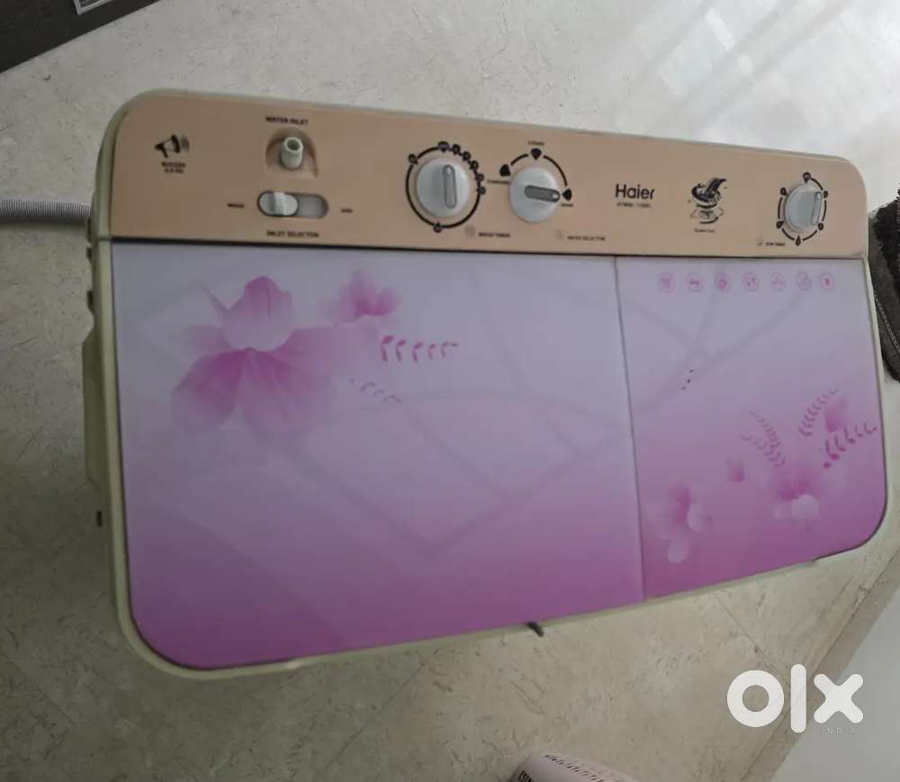 Haier 9kg semi automatic washing machine good condition