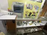 Mobile store counter