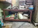 Wooden Table with Storage – Strong & Spacious