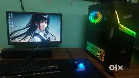 GAMING PC AND MONITOR
