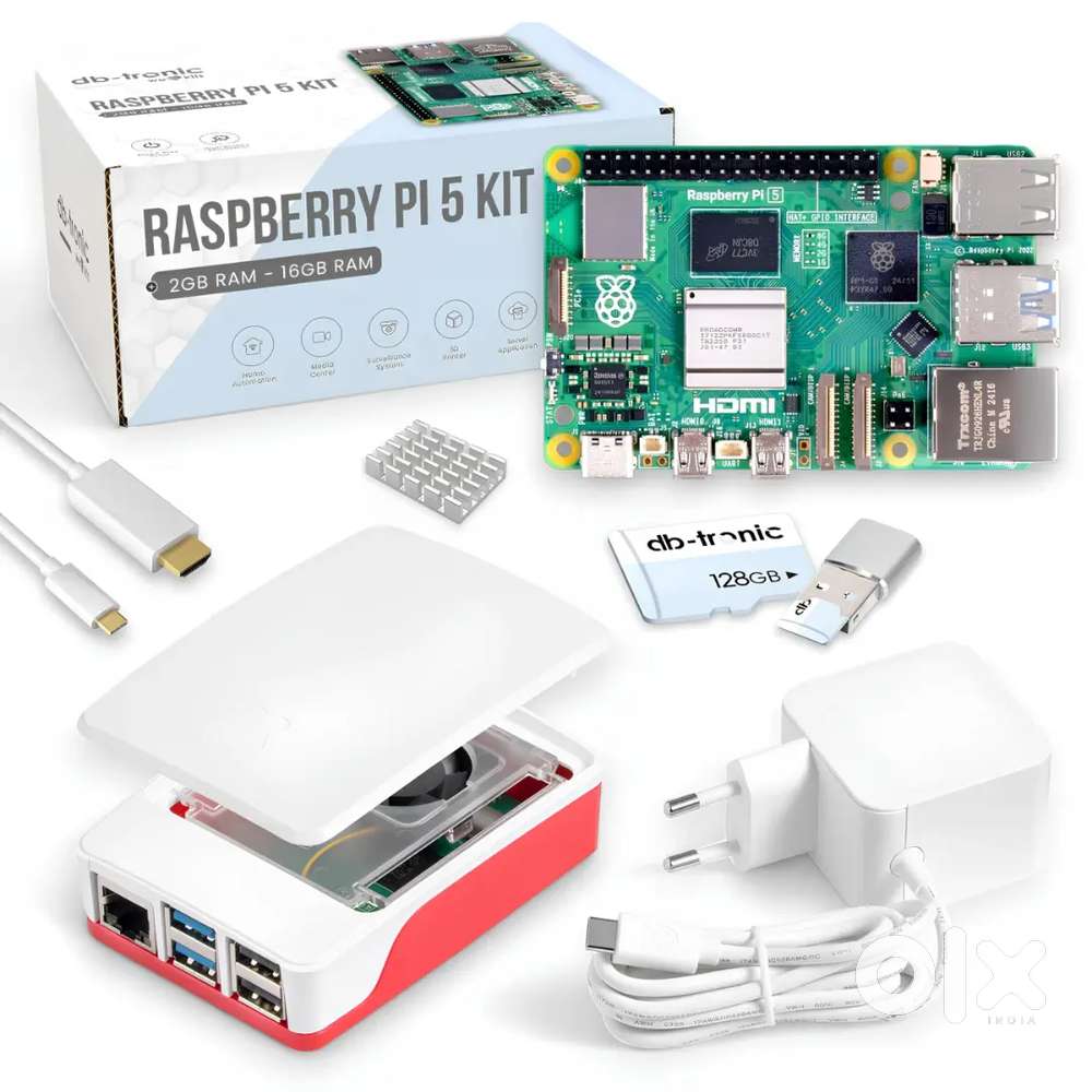 Raspberry Pi 5 Complete Kit (16GB) –  PC for Students & Developers