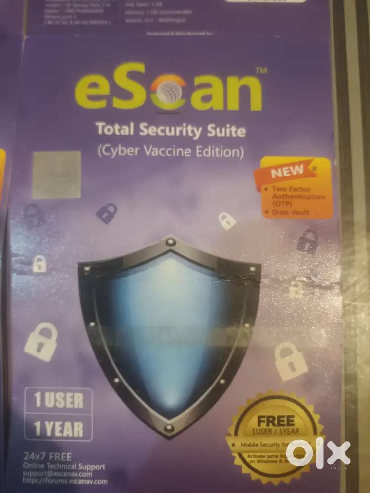 eScan Total Security Suite (Cyber Vaccine Edition)ORIGINAL LICENCE KEY